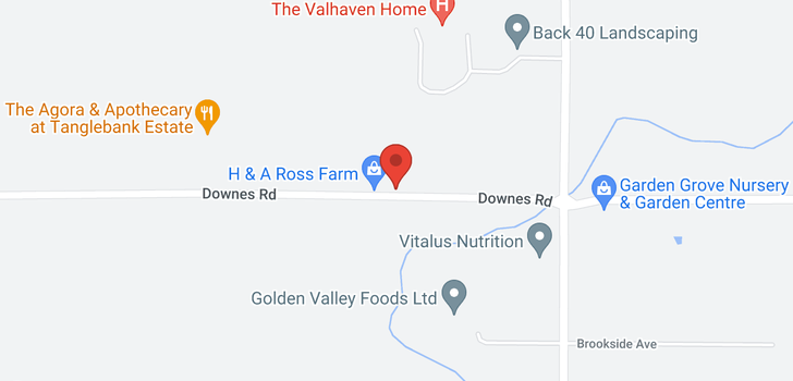 map of 30151 DOWNES ROAD